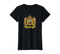 Marrakech Drapeau Maroc Tanger Casablanca T-Shirt, Femme, Noir, S