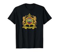 Marrakech Drapeau Maroc Tanger Casablanca T-Shirt, Homme, Noir, XL