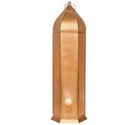 Marrakech, lampadaire oriental de 72 cm, grande lampe de style Boho comme décoration pour salon, chambre à coucher et chambre d'enfant, lampe de table Azel en métal doré E27