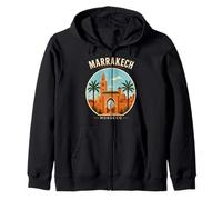 Marrakech, Maroc - Un Paradis Estival Entre Palmiers Sweat à Capuche