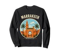 Marrakech, Maroc - Un Paradis Estival Entre Palmiers Sweatshirt