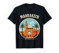 Marrakech, Maroc - Un Paradis Estival Entre Palmiers T-Shirt