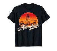 Marrakech Maroc Voyage Marrakech Coucher de Soleil T-Shirt