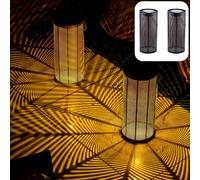 Marrakesch Orient & Mediterran Interior Lot De Lanternes Solaires Noir