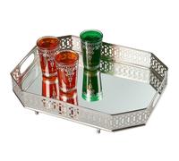 Marrakesch Orient & Mediterran Interior Plateau De Service Oriental Argent 34cm