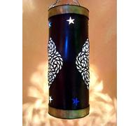 Marrakesch Plafonnier oriental Louban Multicouleur 31cm E27 Douille | Plafonnier Lustre de Salon marocain oriental | Lanterne électrique indienne Vintage design décoration de maison orientale arabe