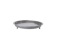 Marrakesch Plateau de Service Orient Nadia 37 cm, Couleur Argent