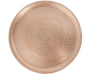 Marrakesch Plateau Vintage de Service décoratif Jinan doré 30 cm