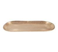 Marrakesch Plateau Vintage pour Bougies, décoratif, Jasur, doré, 45 cm