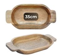 Marrakesch Serviertablett En Bois Décoratif Pour Bougies Kerzentablett 35cm Boho