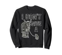 Marrant Donkey Don't Give Rat Sarcastic Mouse Animal Humor Sweatshirt