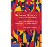 Marriage and Divorce in a MultiCultural Context - Cambridge University Press - Cambridge University Press - Livre en Anglais - Hardback Cambridge University PressCambridge University Press (Auteur)