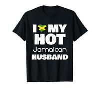 Married to Hot Jamaica Man I Love My Hot Jamaican Husband T-Shirt