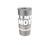 Married To Hot Nigeria Man I Love My Hot Nigerian Husband Gobelet isotherme en acier inoxydable double paroi