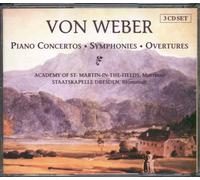 Neville Marriner – Weber – Concertos pour piano / Symphonies / Ouvertures – Edel