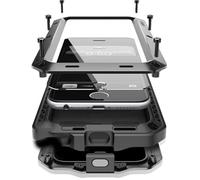 Marrkey Coque en métal pour iPhone 16 Pro Max 6,9", Robuste et résistante aux Chocs, en Alliage d'aluminium [Tough Armour], Coque de Protection intégrale à 360° avec Protecteur d'écran intégré en