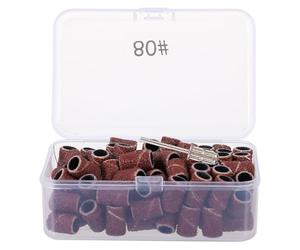Marron Bandes de Ponçage pour Ongles Manucure, 100 Pièces et Nail Art | Résine Émeri Résistante, Enlève Vernis et Graisse, Lisse la Surface, pour Femmes, Usage Professionnel