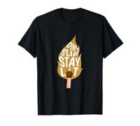 Marron Don't Slip Stay Lumineux Graphique Marron T-Shirt