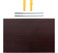 Marron Étagère Murale Flottante Rectangulaire en Panneau Composite | Robuste et Peu Encombrante, Installation Facile, pour Bureau ou Salle de Bain, Outils et Notice Plusieurs styles