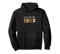 Marron Just A Kid From 199X Graphique marron Sweat à Capuche