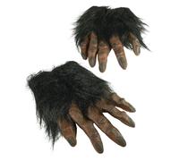 Marron Loup-Garou Larp Singe Chimpanzé Gorille Poilu Mains Gant Neuf Déguisement