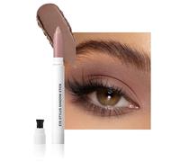 Marron Matte Fard a Paupiere Stick, Crayon Ombre a Paupiere Longue Durée Waterproof, Smooth Texture Fards à Paupières Crème, Hight Pigmenté Facile à Utiliser, Avec Taille Crayon Maquillage Femme-01
