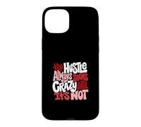 Marron, Rouge, Bordeaux, Couleur : Hustle, Ain't So Crazy Burgundy Coque pour iPhone 15 Plus
