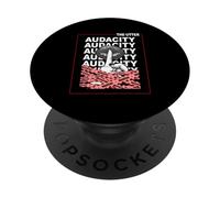 Marron, Rouge, Bordeaux, tais-toi Quand tu me parles PopSockets PopGrip Adhésif