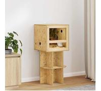Marron Terrarium Durable - Résistant aux rayures - Marron 40 x 40 x 40 cm OSB A2756