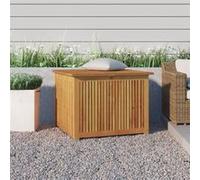vidaXL Boîte de rangement de jardin 75x75x58 cm bois massif d'acacia – Banc extérieur