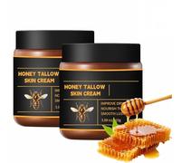 Marroomi Beef Tallow for Skin,Suif de Bœuf pour les Soins de la Peau,Tallow Cream,Baume au Suif et au Miel Naturel et Biologique pour le Visage et le Corps,Crème pour le Visage au Suif (2)