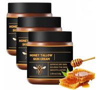 Marroomi Beef Tallow for Skin,Suif de Bœuf pour les Soins de la Peau,Tallow Cream,Baume au Suif et au Miel Naturel et Biologique pour le Visage et le Corps,Crème pour le Visage au Suif (3)