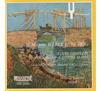 MARRUCCI LUCIA (piano) - Carl Maria von Weber/L.Marrucci-M.Galli.Complete works for four hands piano musiv