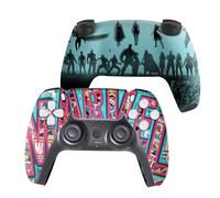 Marrvel Manette personnalisée PS-5 sans fil compatible avec la console Play-Station 5 par les contrôleurs BCB | Fièrement personnalisée aux États-Unis avec impression HYDRODIP permanente (pas
