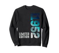 Mars 1952 Année 1952 Rétro 1952 Vintage Édition Limitée Sweatshirt