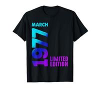 Mars 1977 Année 1977 Rétro 1977 Édition Limitée Vintage T-Shirt