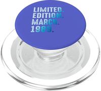 Mars 1989 Année 1989 Anniversaire 1989 Édition limitée PopSockets PopGrip pour MagSafe