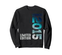 Mars 2015 Année 2015 Rétro 2015 Vintage Édition Limitée Sweatshirt
