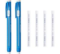 Mars 528 Lot De 50 Gommes En Plastique Avec 2 Porte-Gommes Et 4 Recharges[Z295]
