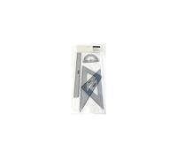 Mars 569 - set de géométrie plastique bleu transparent (règle 30 cm, rapporteur, équerres 567 26-60 & 567 26-45)