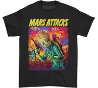 Mars Attacks Fantasy Thriller Comedy Movie UFOs Attack Adult T Shirt Tee