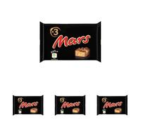 MARS - Barres chocolat au lait et caramel - 3 barres de 45g - 135g (Lot de 4)