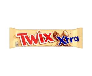 Mars Biscuit Twix Xtra au caramel trempé dans du chocolat au lait 2 x 37,5g