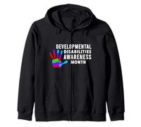 Mars est Le Mois National de Sensibilisation aux handicaps du développement Sweat à Capuche