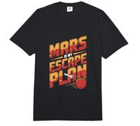 Mars est Mon Plan d'évasion Funny Mars Comfort Colors Adult Heavyweight T-Shirt