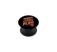 Mars est Mon Plan d'évasion Funny Mars PopSockets PopGrip Adhésif