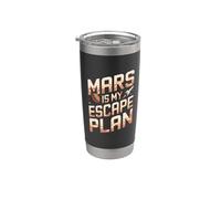 Mars est mon plan d'évasion Gobelet isotherme en acier inoxydable double paroi