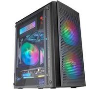 MARS GAMING Boitier Mini Tour Micro ATX MC300 RGB avec panneau vitré (Noir) G
