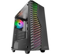 MARS GAMING Boitier Moyen Tour ATX MC-Volt RGB avec panneau vitré (Noir)