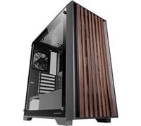 Mars Gaming MC-Wood, Boîtier PC ATX, Panneau Frontal en Bois, Fenêtre Latérale en Verre Trempé, Ventilateur FDB 120mm, Refroidissement Liquide jusqu'à 360mm, Double Chambre, Semi-Tour PC, Noir
